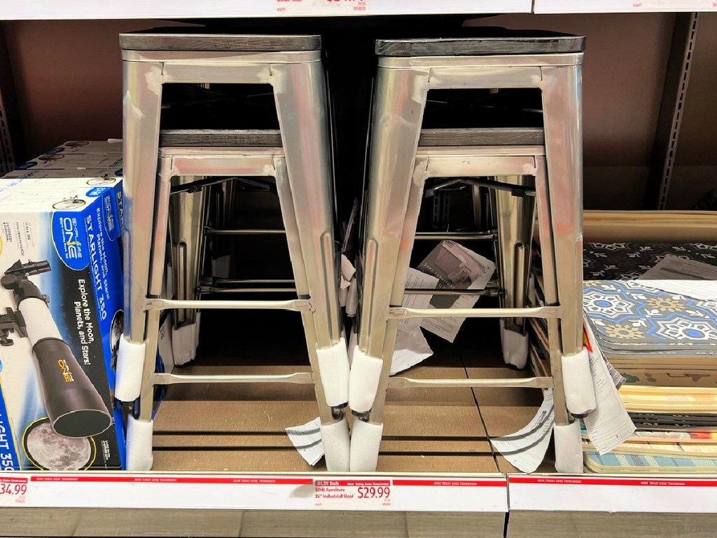 SOHL Furniture 24" Industrial Stools