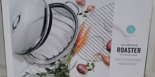 ** Stainless Steel 8-Quart Roaster w/ Rack Just $19.99 on Macys.com (Regularly $80)