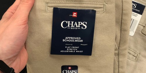 Chaps Little Kids Uniform Khaki Shorts Only $5 on Amazon (Regularly $15)