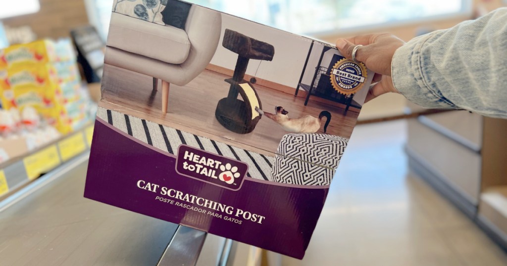 ALDI Cat scratching post in package