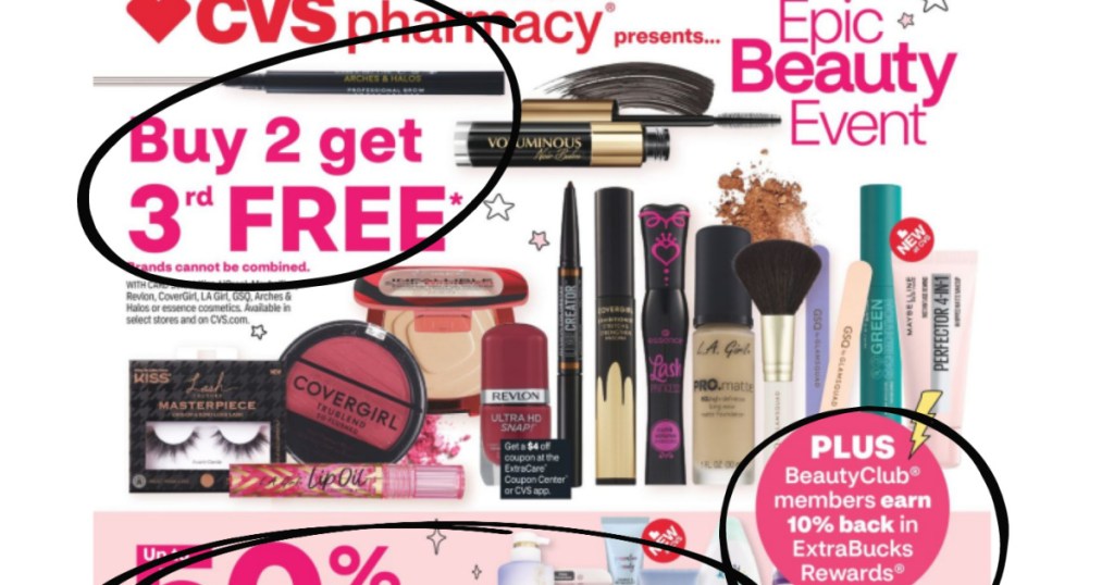 front page of CVS weekly ad
