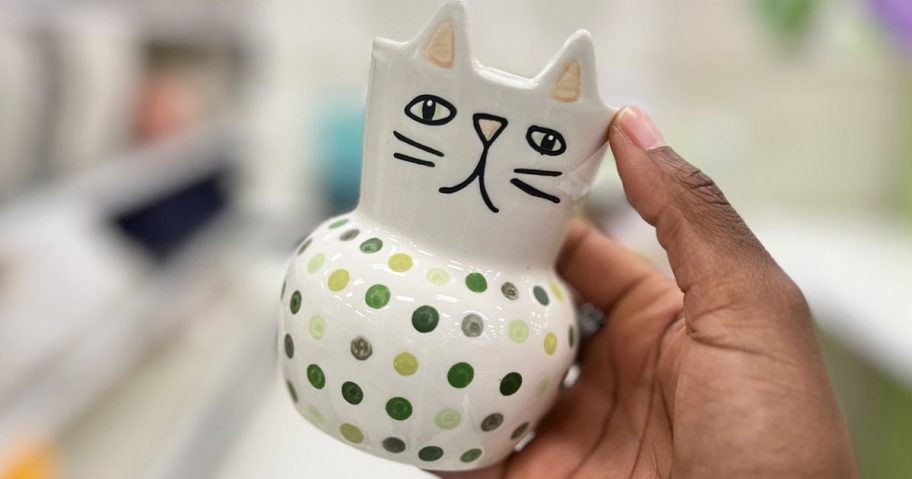 Threshold Ceramic Cat Planter