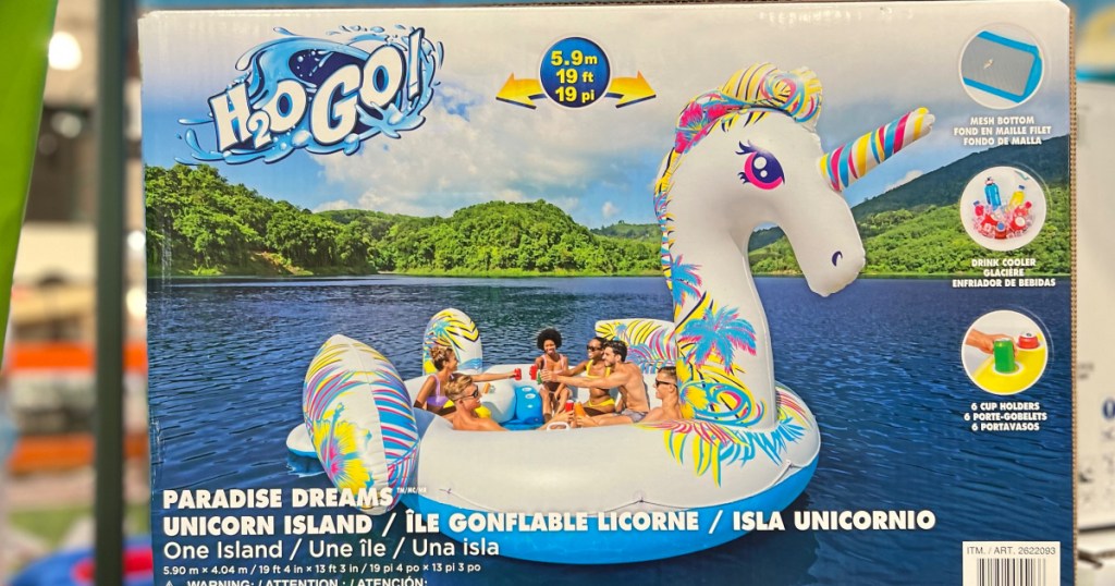 Giant Unicorn 6-Person Inflatable Party Island