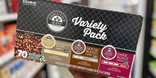 Executive Suite Coffee K-Cups 70-Count Boxes Just $12.84 After Office Depot Rewards (Regularly $25)