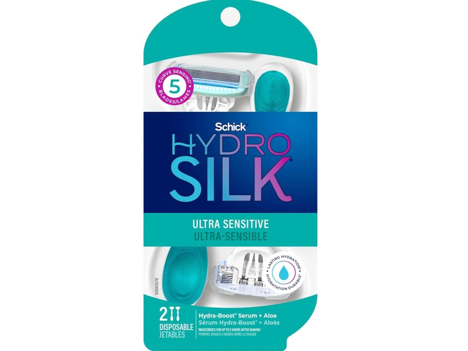 hydro silk razor 2 pack 