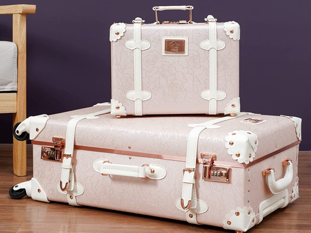 retro suitcases