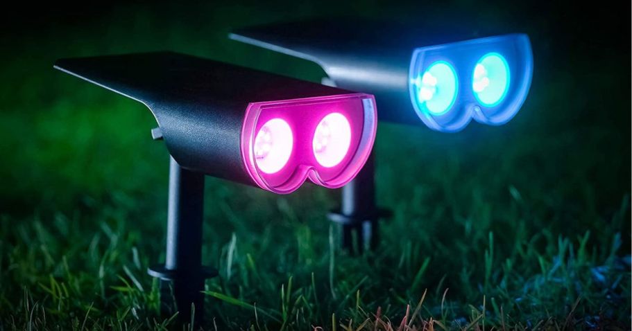 Smart Solar Lights 2-Pack Just $14.69 Shipped for Prime Members (Reg. $35) | Controlled w/ an App