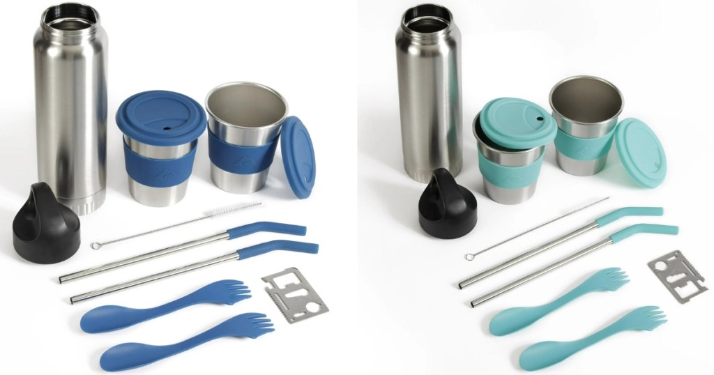 Ozark Trail 10-Piece Reusable Cutlery & Drinkware Combo Set
