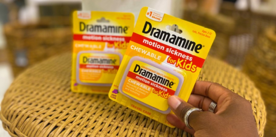 Dramamine Kids Motion Sickness Relief 8-Count Just 69¢ Shipped on Amazon