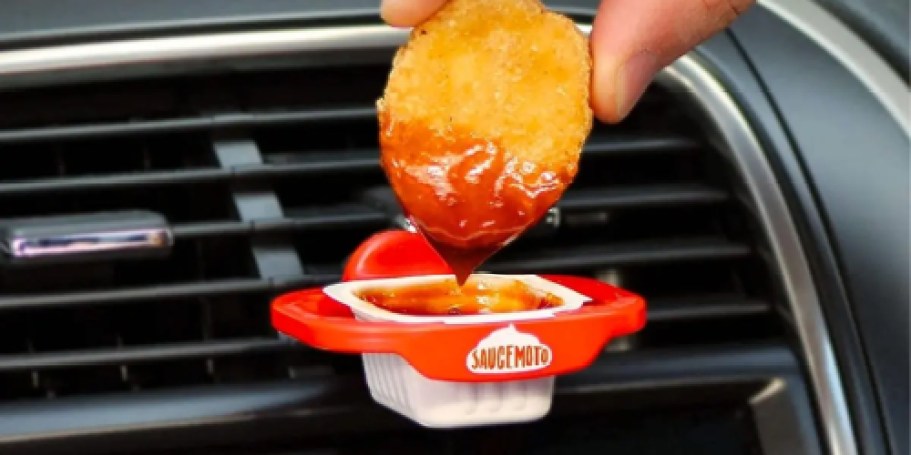 Saucemoto Dip Clip 2-Pack Only $9.99 on Amazon | Fun Stocking Stuffer!