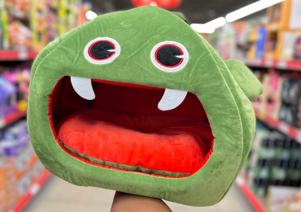 monster themed pet bed