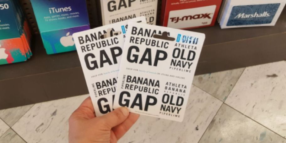 $50 Banana Republic eGift Card Only $38 | Use at Gap, Old Navy, Athleta, & Outlets