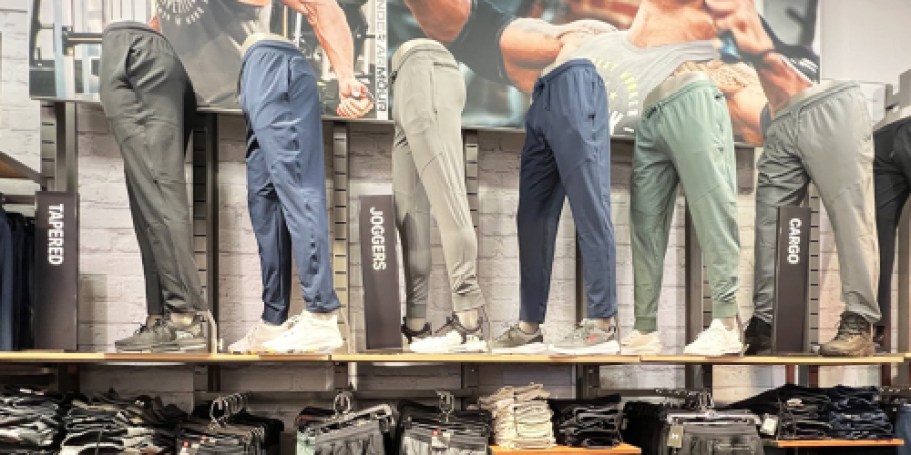 Under Armour Pants & Joggers from $12.58 Shipped
