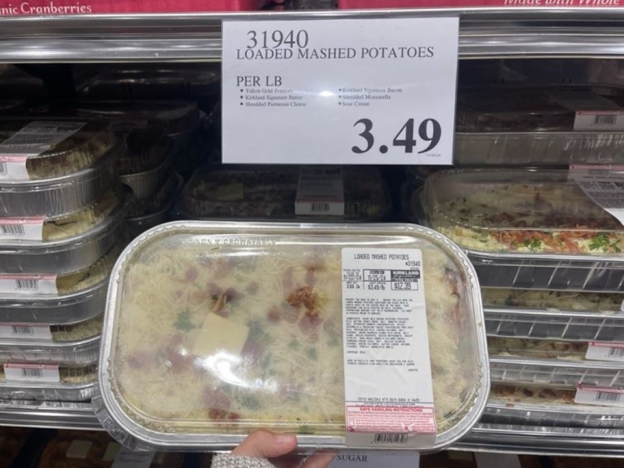 Loaded Mashed Potatoes at costco