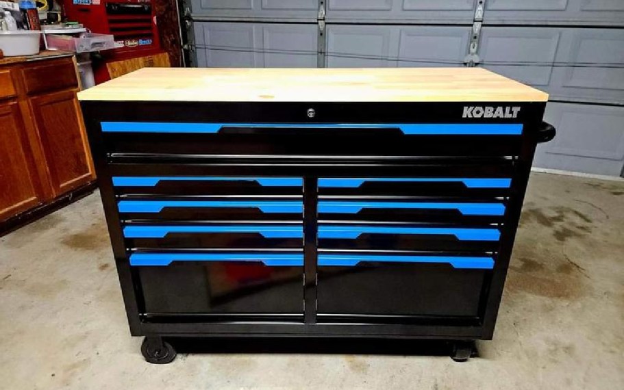 $100 Off Kobalt Work Bench w/ Power Strip & USB Ports on Lowes.com