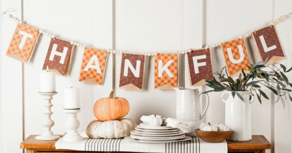Annie's Craft Kit of the Month Club Reversable Wooden Seasonal Banner for Fall and Winter