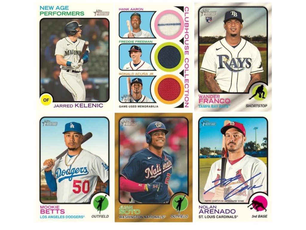 2022 Topps Heritage Baseball Mega Box
