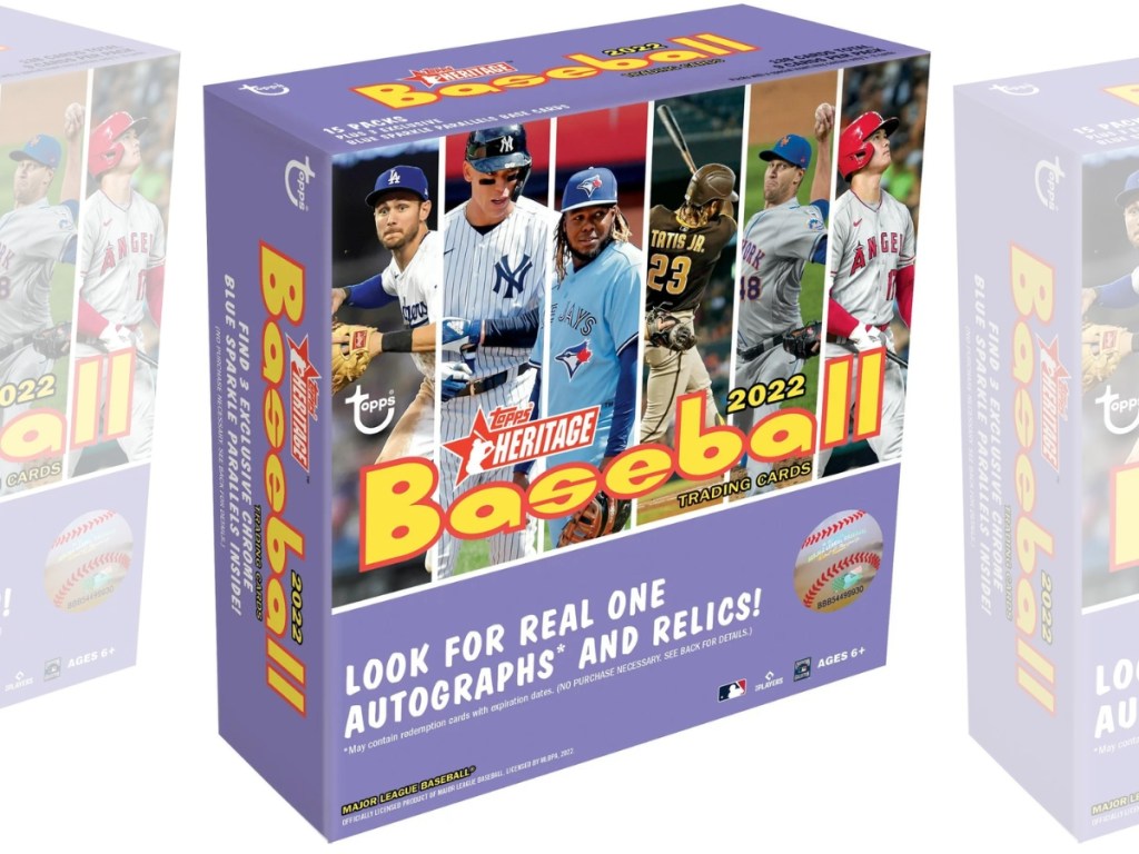 2022 Topps Heritage Baseball Mega Box