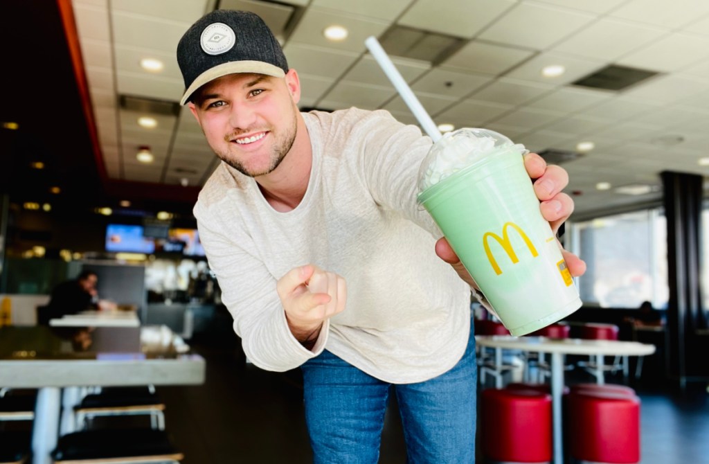McDonalds Menu Hacks - Split a large drink like a Shamrock Shake
