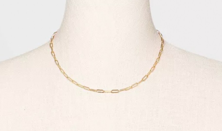target paperclip necklace