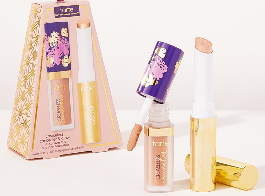 opened liquid and stick tarte concealers
