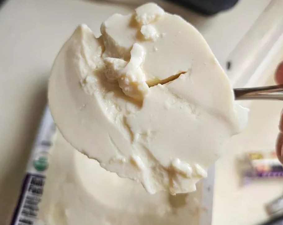 spoonful of silken tofu