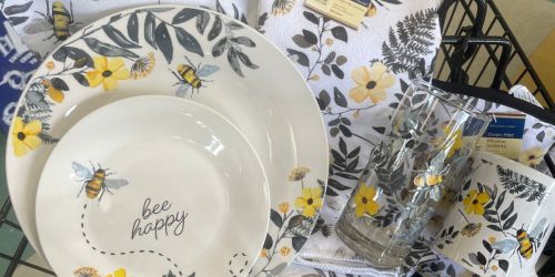 Dollar Tree’s Bee Happy Collection is BACK | Dishes, Drinkware & More Only $1.25