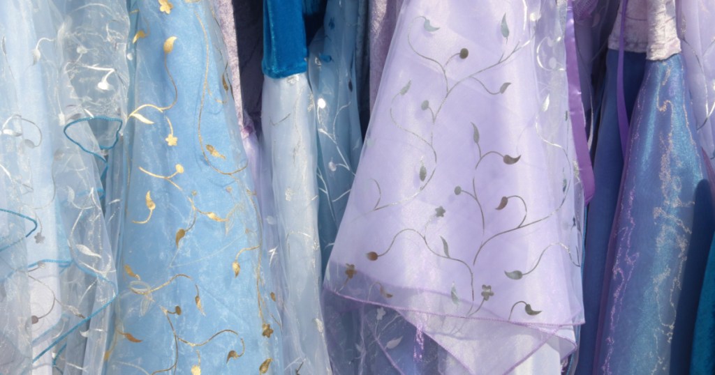 dresses hanging up