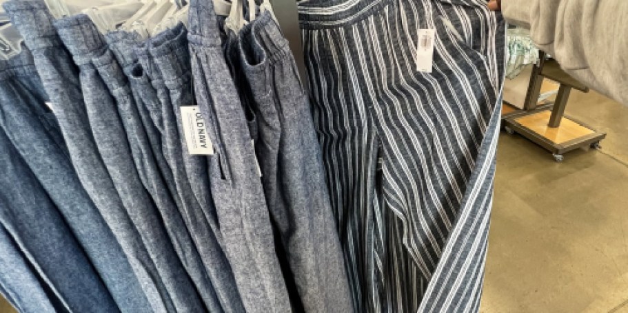 Old Navy Has Women’s Linen-Blend Pants for Just $14 (Regularly $40)