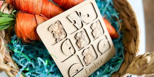 Personalized Tic Tac Toe Game Only $13.88 Shipped on Jane.com | Perfect for Easter!