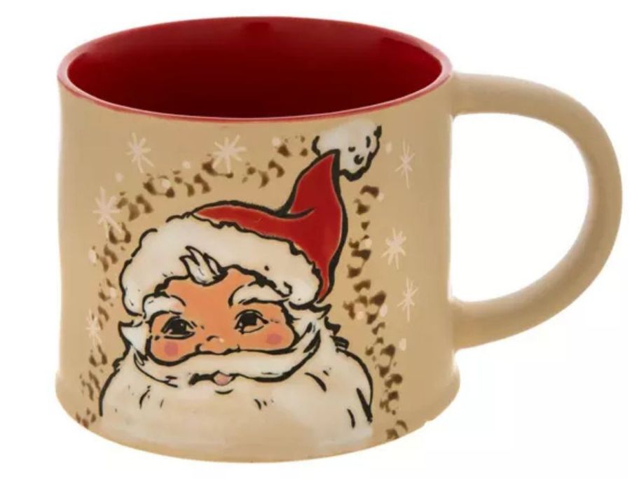 Vintage Santa Claus Mug stock image