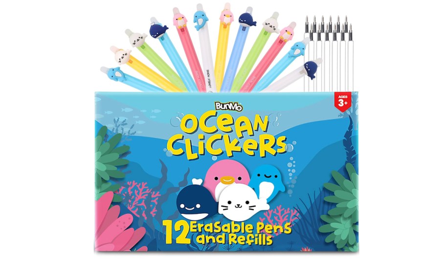 stock photo of bunmo erasable gel pens