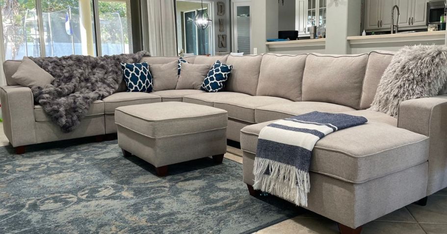 HUGE 8-Piece Sectional Couch JUST $1,079.99 Shipped (May Sell Out!)