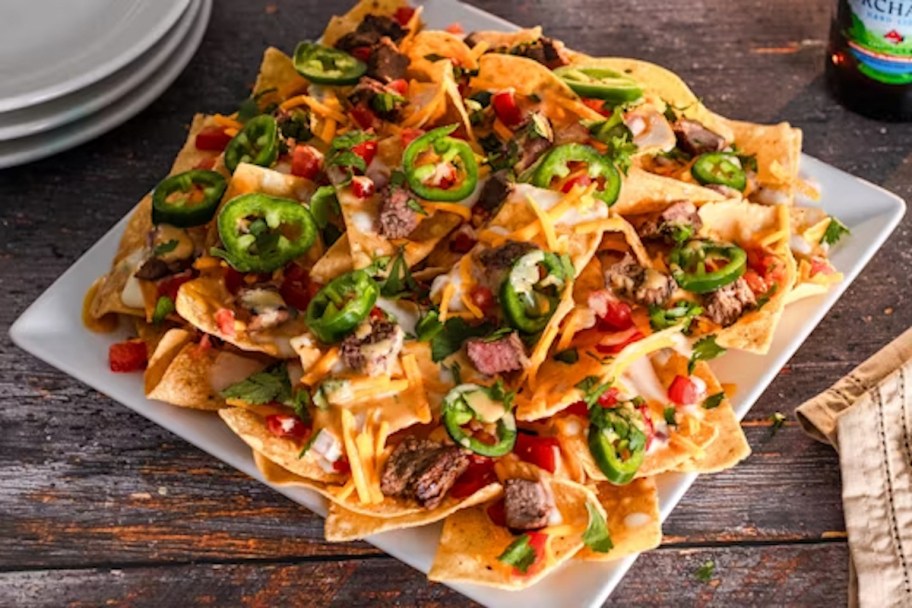 plate of nachos