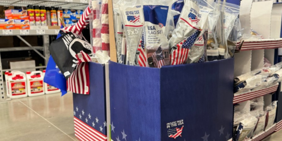 Complete American Flag Kit Only $9.98 at Lowe’s or The Home Depot