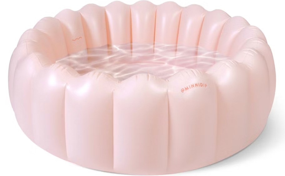 pink inflatable pool 