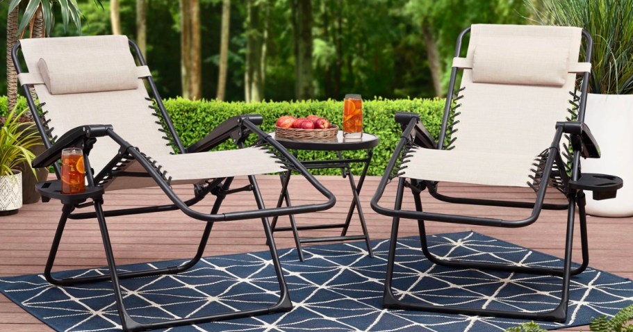 TWO Mainstays Zero-Gravity Chairs Only $59 Shipped on Walmart.com