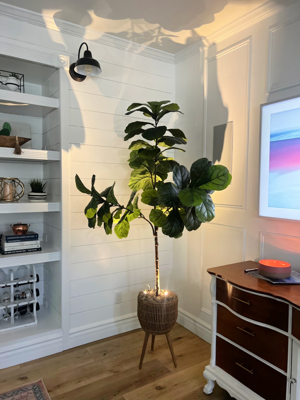 led lighting for faux plants