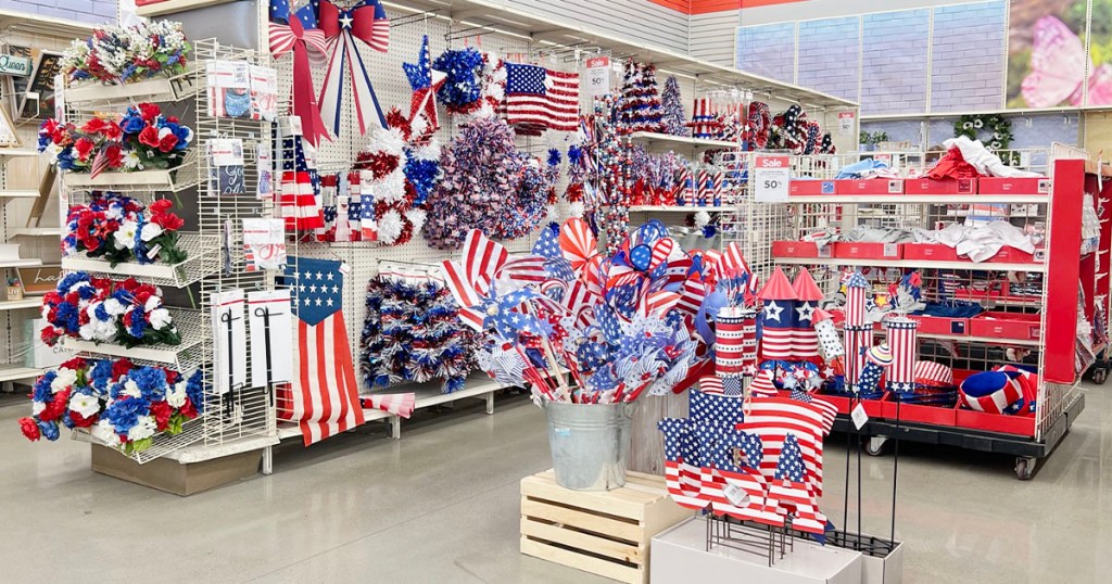4th of july decor at michaels
