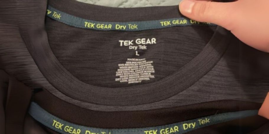 Up to 55% Off Men’s Tek Gear Clothing on Kohls.com (Grab THREE T-Shirts for just $18)