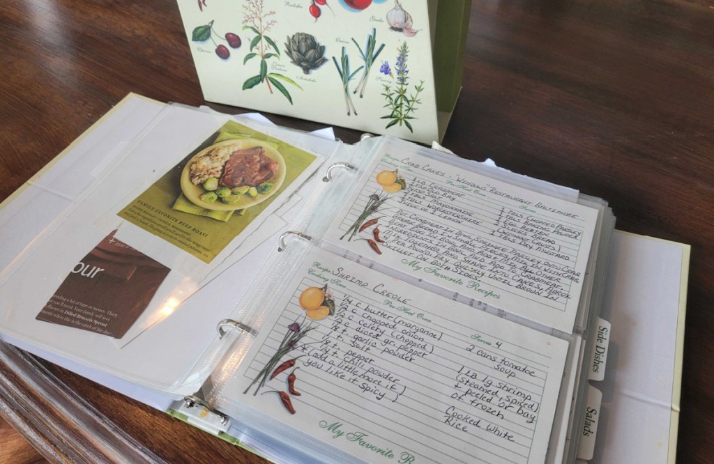 A personalized recipe box given as a wedding present to Hip2Save's Amber