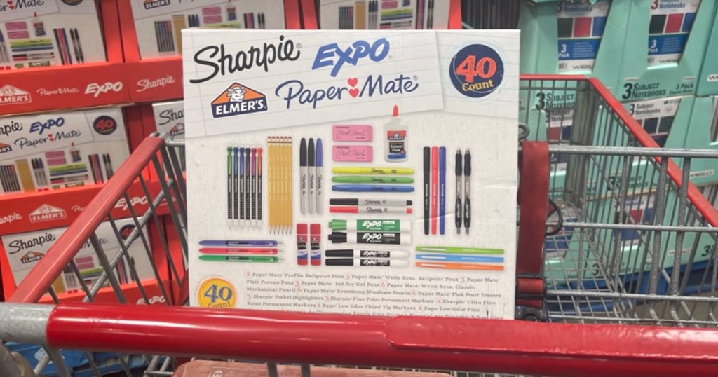 sharpie costco set in shopping cart