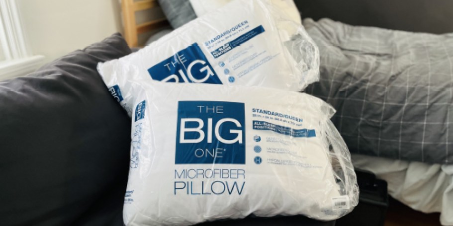 Kohl’s Big One Bed Pillows from $2 w/ Free Store Pickup (Today Only!)