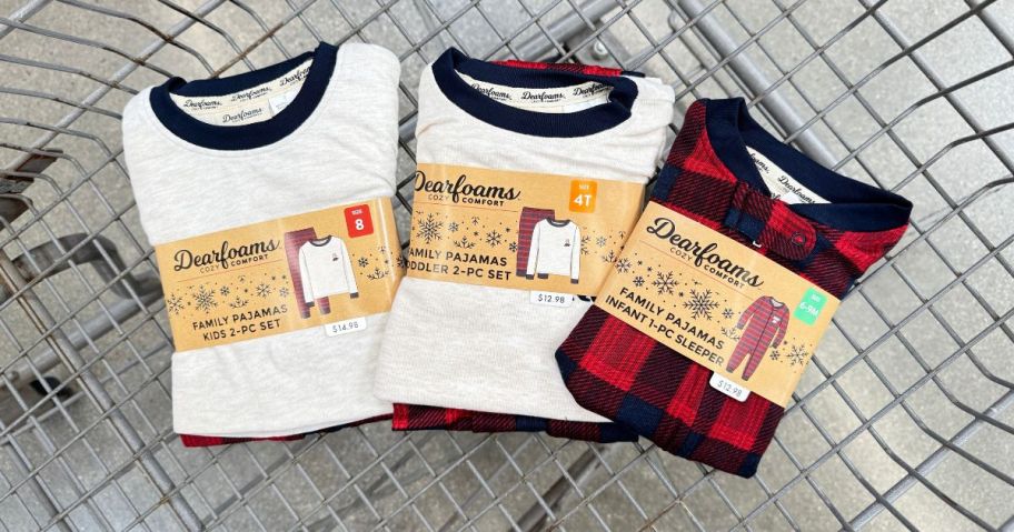 Dearfoams Cozy Comfort Family Pajamas Kids Sizes