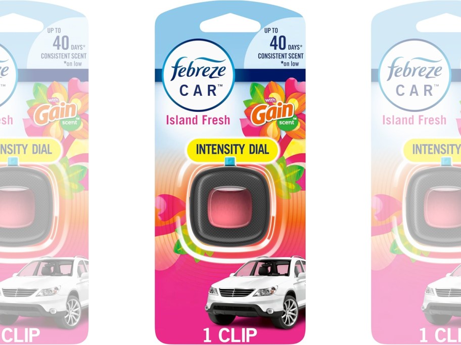 Febreze Car Vent Clips Island Fresh