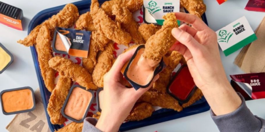 Get a FREE Zaxby’s Sauce Sampler – 12 Sauces, No Purchase Necessary!