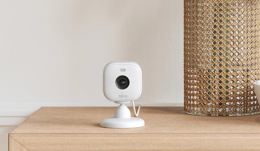 white blink mini camera