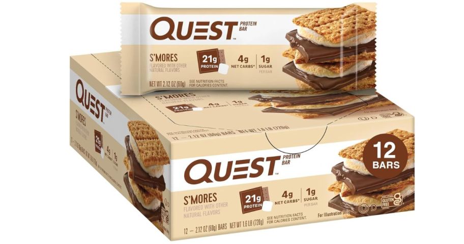 Quest Nutrition S'mores Protein Bars 12-Count