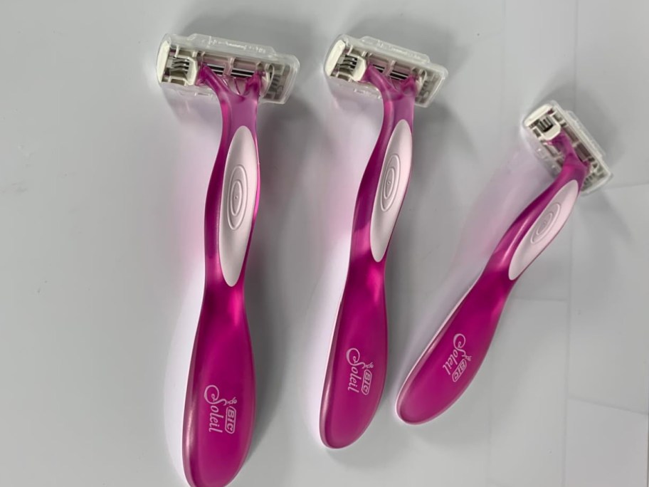 BIC Disposable Razors 3 Counton top of a table