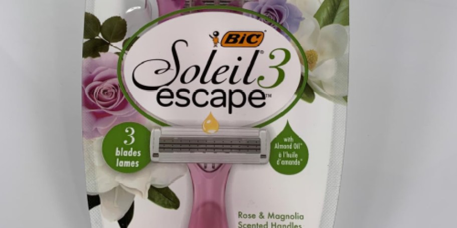 BIC Soleil Disposable Razor 3-Pack Only 89¢ on Walgreens.com (Reg. $5)